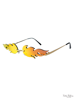 Очки карнавальные "Пламя", дизайнерская коллекция