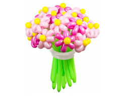 Букет Розовые ромашки 15 шт.