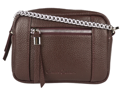 Кожаная сумка Pilati burgundy (арт. 7014-09)