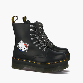 Ботинки Dr. Martens x Hello Kitty Jadon черные женские