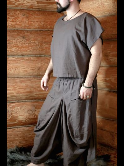 Конопляный костюм для пар-мастера "Дар Дзена"