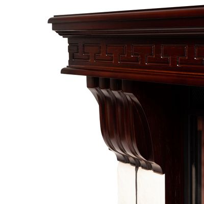 Угловой электрокамин Stone AO с очагом Epsilon 26