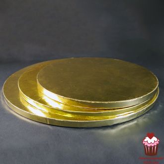 Поднос для торта D 25 см толщина 11 мм, Золото