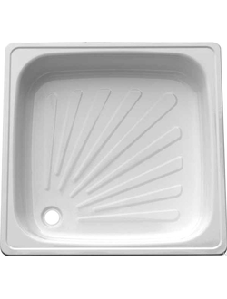 Поддон душевой, Виз Antika, стальной эмалированный, АPS-80101,80x80x15 см.