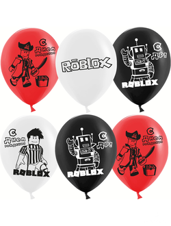 Шарики с рисунками 6 шт