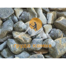 Зеленый гранит крошка галтовка, фракция 20-40 мм