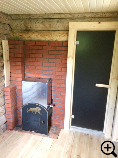 Дровяная банная печь ЕНИСЕЙ-1, открытая каменка