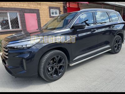 Защита штатного порога труба d60 для CheryExeed VX (2022-...)