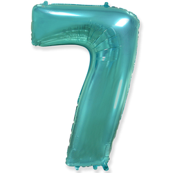 Воздушный шар фольгированный "ЦИФРА 7. ТИФФАНИ"
