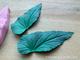 Молд «Лист бегонии #4» (ELF_decor)