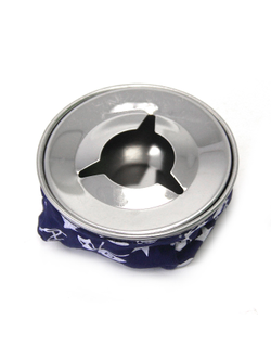 Пепельница ветрозащищенная SUNFINE синяя, 107 мм