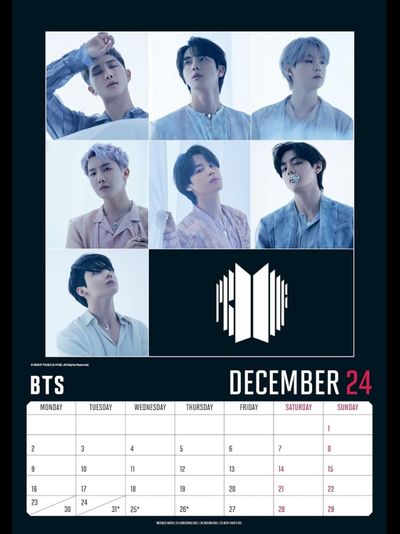 BTS Official Календарь 2024