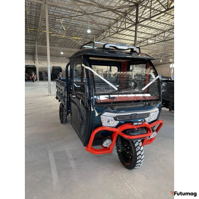 Грузовой электротрицикл с кабиной ASL Кабина 1800 72V 68Ah