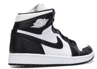 Nike Air Jordan Retro 1 Mid Black White High Og Черные