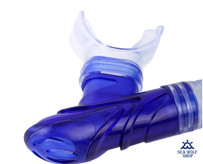 Трубка для дайвинга Primo с клапаном, синяя