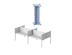 Бенч-бокс, опора центральная