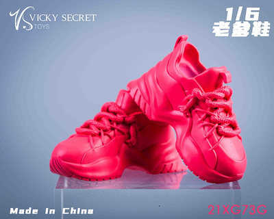 Женские кроссовки (красные) 1/6 Street shoes (21XG73G) - VSTOYS