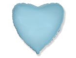 Фольгированное сердце голубое