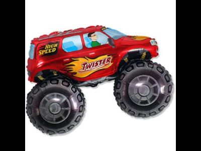 Шар Джип красный 73 см