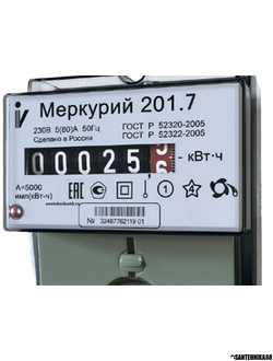 Счетчик электроэнергии Меркурий 201.7