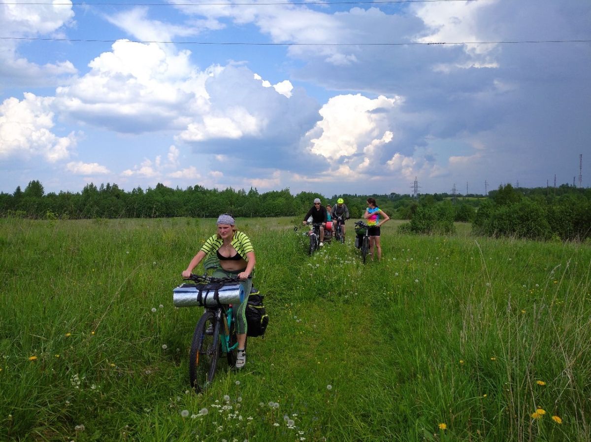 Группа велопохода "от Валдая до Селигера"