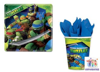 Одноразовая посуда Черепашки Ниндзя