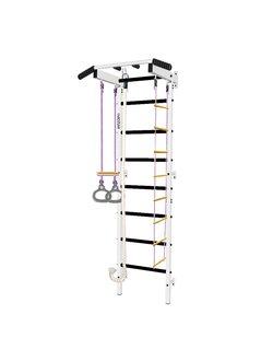 Шведская стенка Midzumi Torino белый/черный