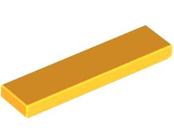 Tile 1 x 4, Bright Light Orange (2431 / 6072668)