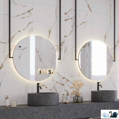 Керамогранит Stellare Ceramica Carrara Bronze 60x60 см белый матовый