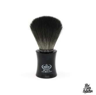 Помазок Omega 0196818 из синтетики Black Hi-brush