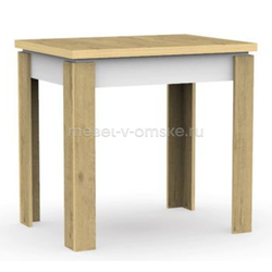 ЭВ147 Стол обеденный СО-1. Размер: 800х770х600. В разложенном виде: 1200х755х800