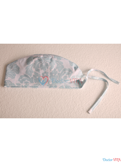 Медицинская шапочка "Голубые блестки"