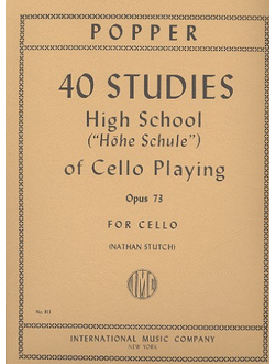 Popper High School of Cello Playing op.73