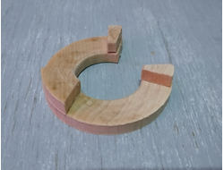 Заготовка для магнита Подкова 55х60 мм