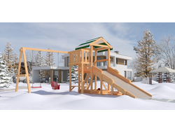 Детская площадка Савушка Мастер 2 (4 сезона) купить в Воронеже