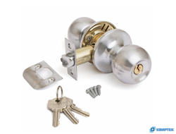 Ручка-защёлка дверная 6072-01 хром матовый купить в Челябинске | КВИРТЕК