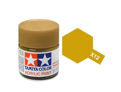 Tamiya: Краска акриловая X-12 "Gold Leaf"