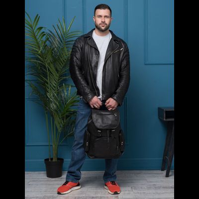 Кожаный рюкзак Vetralla black (арт. 3101-01)