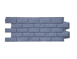 Фасадная панель "Состаренный кирпич", цвет графит, серия стандарт | Grand Line