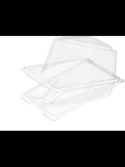 Контейнер для куска торта (прозр. пластик), 157*105*85мм
