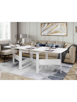 Стол-книжка Колибри 12.2 Белый шпон