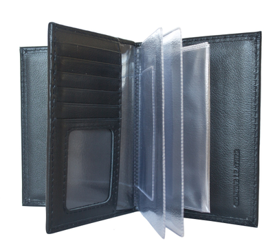 Кожаная документница Corvara black (арт. 7406-01)