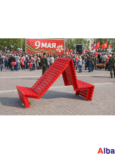 скамейка парковая к 9 мая
