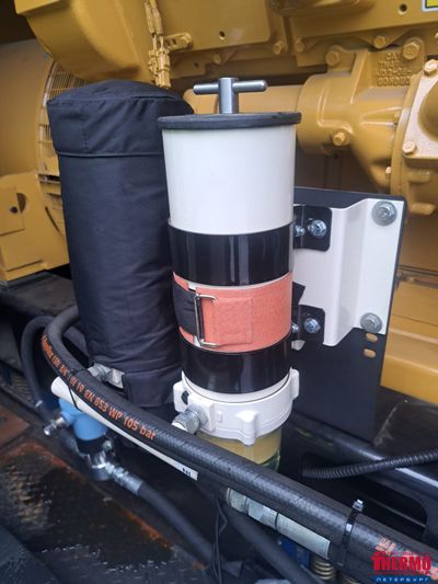 Комплект подогрева для 1-го фильтра сепаратора Racor 731000 FH 24В (150Вт) (терм.50/10)