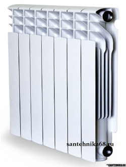 Алюминиевый радиатор отопления Radena R500/100 4 6 8 10 12 секций
