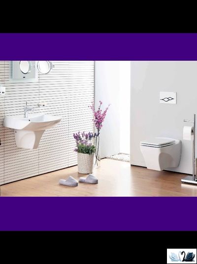 Чаша унитаза Creavit Bull BL320.00100 подвесная. Природный дизайн Голова быка