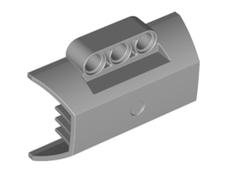 Technic, Panel Engine Block Half / Side Intake, Light Bluish Gray (61069 / 6221073)