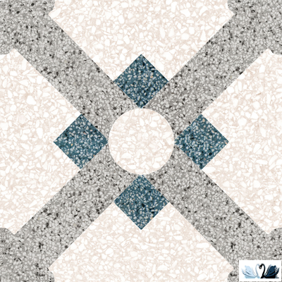 Керамогранит Creto Point 7 20х20 см с орнаментом
