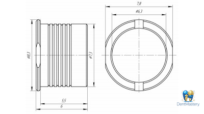 Втулка для ⌀6.3 Biohorizons