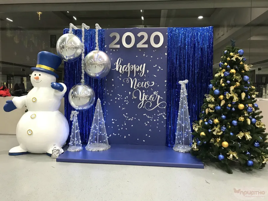 Новогодняя фотозона разработка и производство